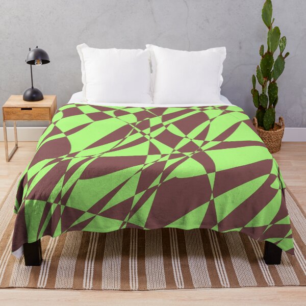 Item preview, Messy peace - light green on reddish brown designed and sold by Momentumist.