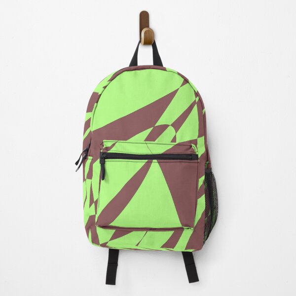 Item preview, Messy peace - light green on reddish brown designed and sold by Momentumist.