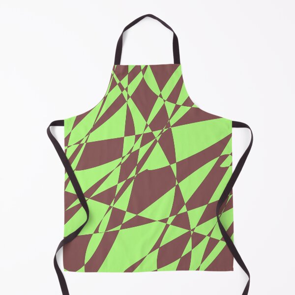 Item preview, Messy peace - light green on reddish brown designed and sold by Momentumist.