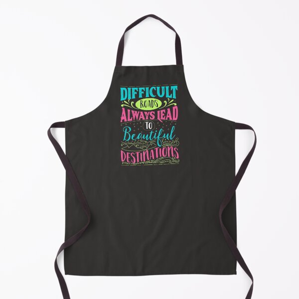 Item preview, Positive quote Difficult road lead to beautiful destination designed and sold by TheSimpleMan.