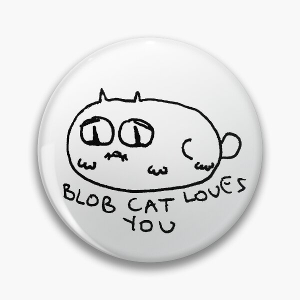 Item preview, Blob Cat Loves You designed and sold by herb-the-alien.