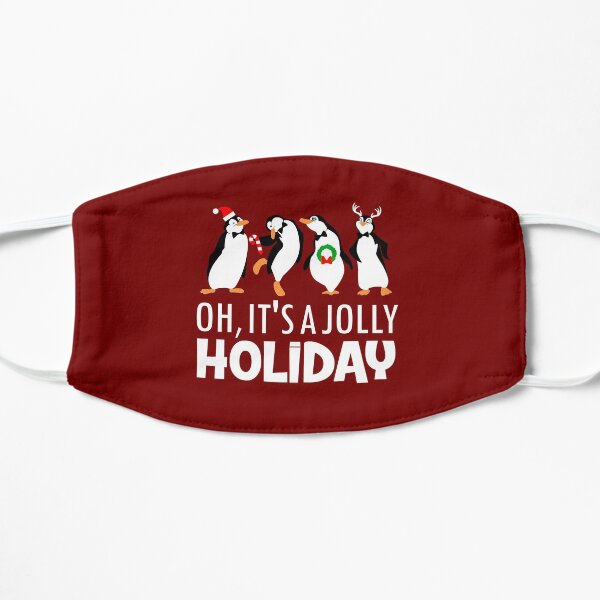 Oh, It's a Jolly Holiday Flat Mask