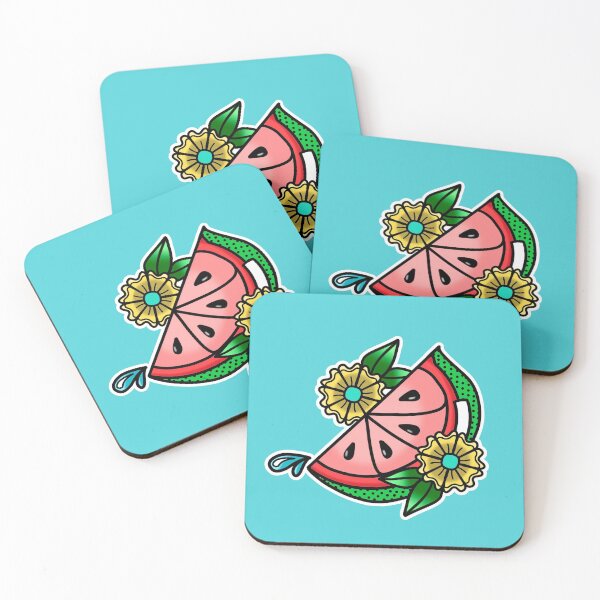 Item preview, American Traditional Tattoo Styled Watermelon designed and sold by and-rewturner.