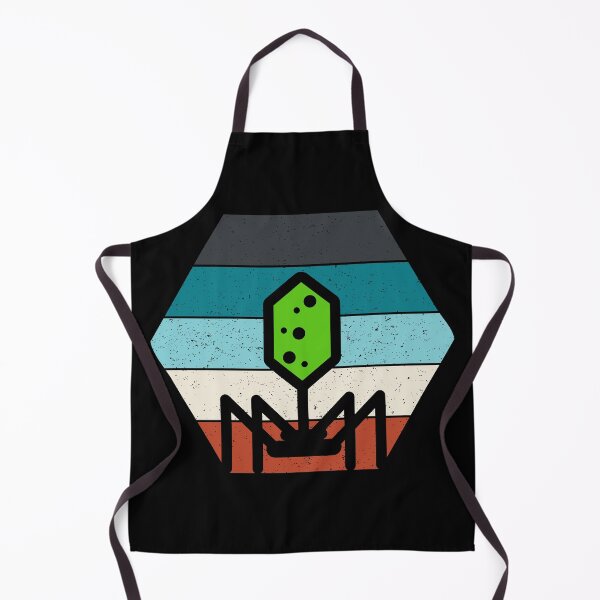 Item preview, HEXAGON RETRO VINTAGE TEXTURED SUNSET PHAGE BACTERIOPHAGE designed and sold by Hippiesole.