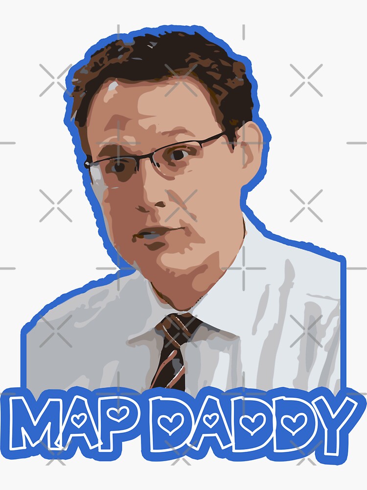 "Steve Kornacki Map Daddy" Sticker For Sale By LongWinded | Redbubble