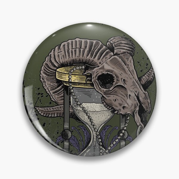 Item preview, Goat Skull hourglass  designed and sold by TheSimpleMan.