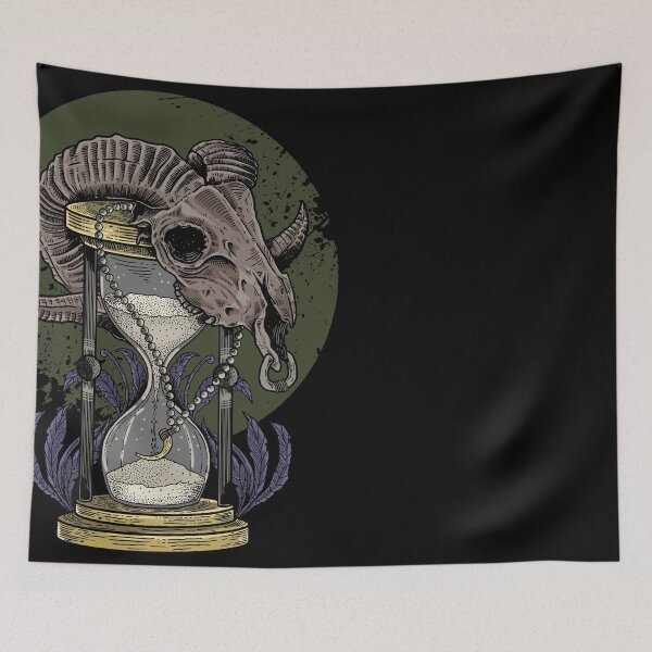 Item preview, Goat Skull hourglass  designed and sold by TheSimpleMan.