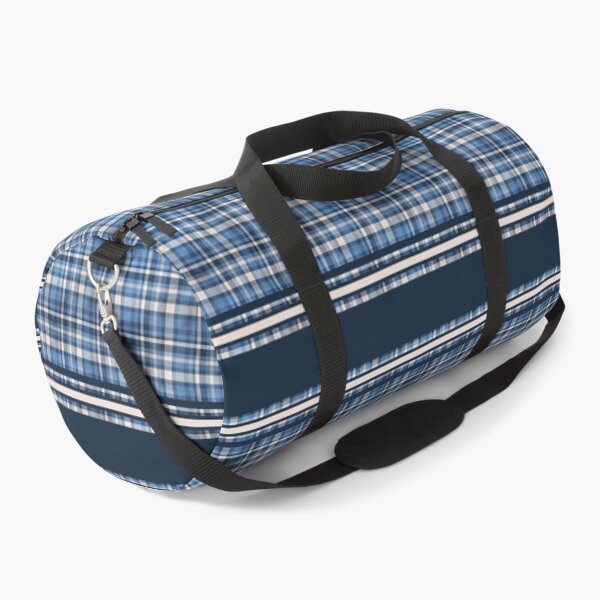 Artikelvorschau, Holzfäller Buffalo Plaid Blau & Weiß Muster entworfen und verkauft von bohefy.