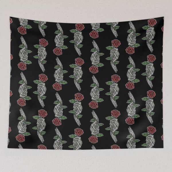 Item preview, Skeleton hand with roses designed and sold by TheSimpleMan.