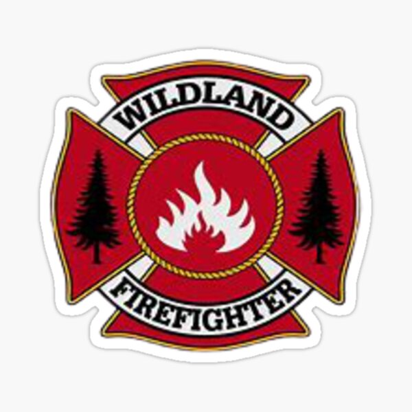 Wildland Firefighter Symbol Sticker