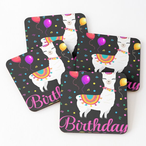 Item preview, Cool Cute Alpaca Llama Cactus Girls Birthday Party Animal designed and sold by MarvaDiaz.