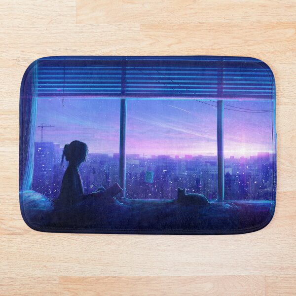 Anime Scenery Bath Mat