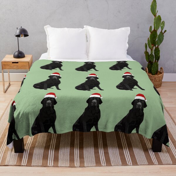 Item preview, Black Lab with Santa Hat designed and sold by kaylanettleton.