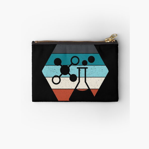 Item preview, HEXAGON RETRO VINTAGE TEXTURED SUNSET CHEMISTRY FLASK designed and sold by Hippiesole.