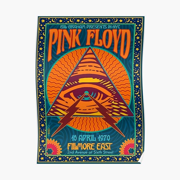 Pink Floyd Concert Authentic Poster