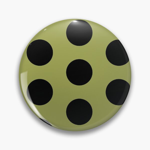 Item preview, Big Black Spot on Green Background designed and sold by KeksWorkroom.