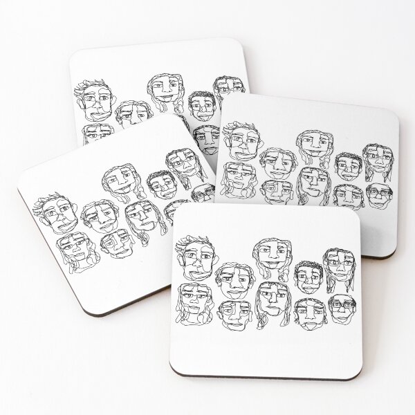 Item preview, Single-line faces designed and sold by kurtzapno.