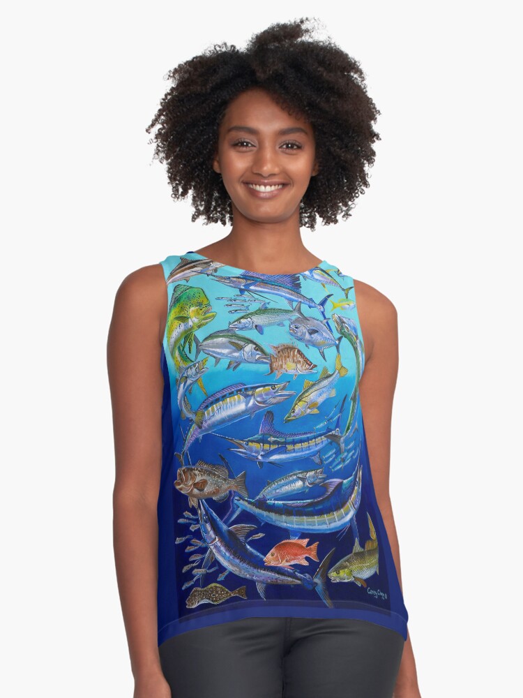 Vista previa del artículo con la obra «Blusa sin mangas», diseñado y vendido por Bluemarlin.