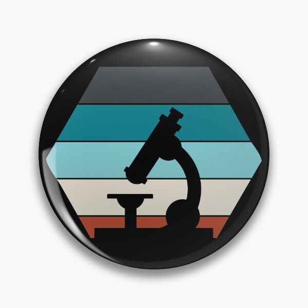 Item preview, HEXAGON RETRO VINTAGE SUNSET MICROSCOPE SCIENCE designed and sold by Hippiesole.