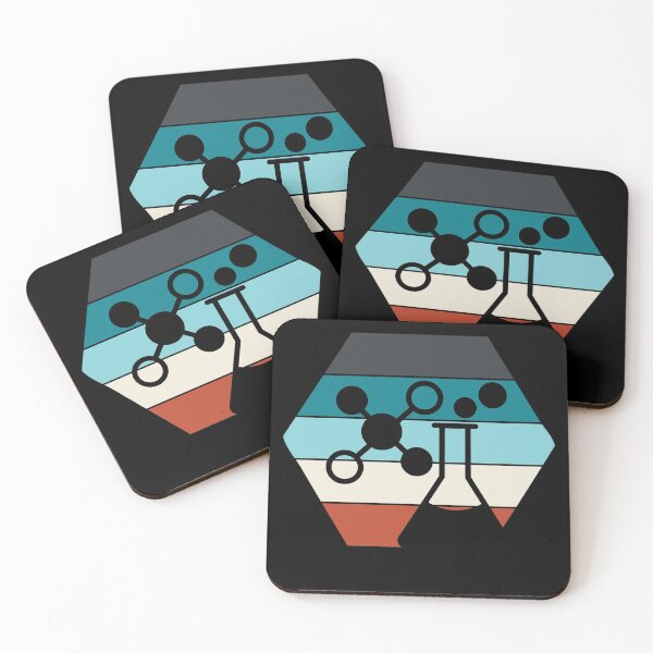 Artikelvorschau, HEXAGON RETRO VINTAGE SUNSET CHEMISTRY FLASK entworfen und verkauft von Hippiesole.