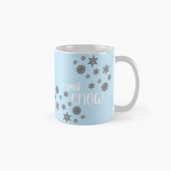 Je sens la neige. Mug classique