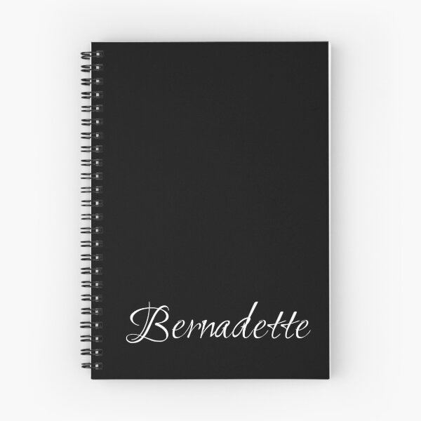 Item preview, Bernadette white letters designed and sold by LizBanegasArt.
