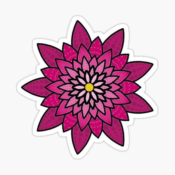 Item preview, Pink Dahlia Flower designed and sold by Demiree Cahill-Sabin.