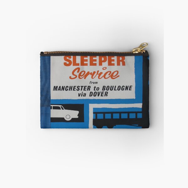 Item preview, retro classic Car Sleeper Serivce poster designed and sold by CorasPosters.