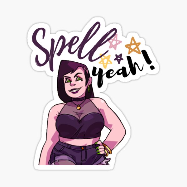 joy-johnson-johjima-spell-yeah-monster-camp-sticker-for-sale-by