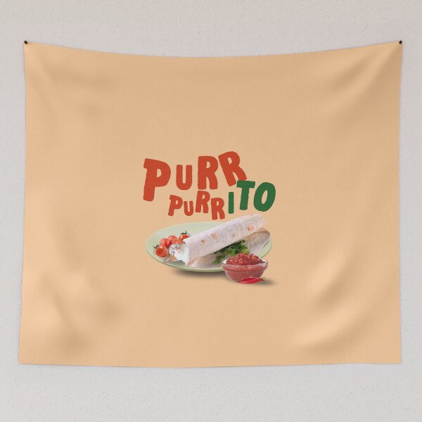 Item preview, Purr Purrito Cat (Burito Cat) designed and sold by leBoosh-Designs.