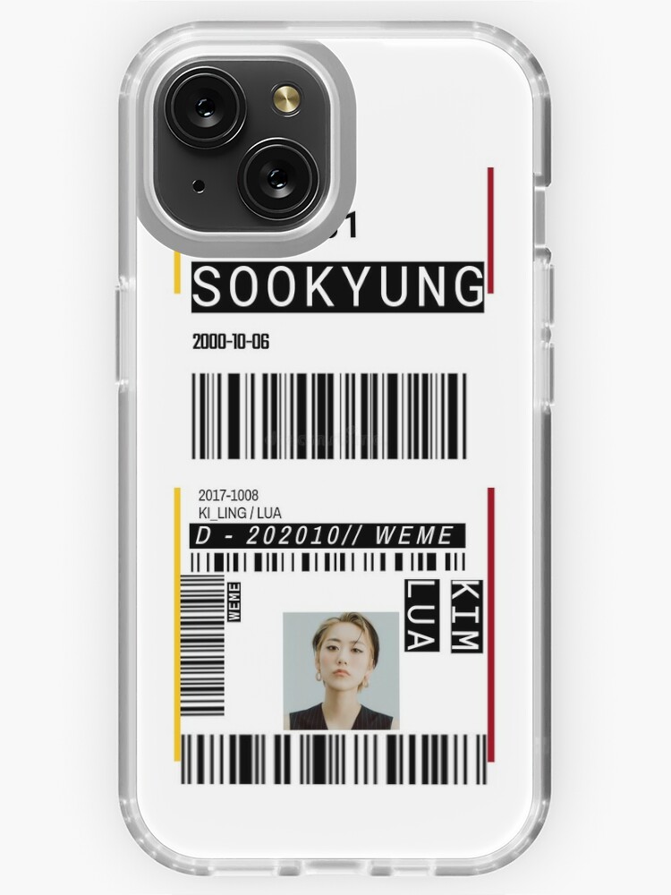 Weki Meki Lua Shipping Label | iPhone Case