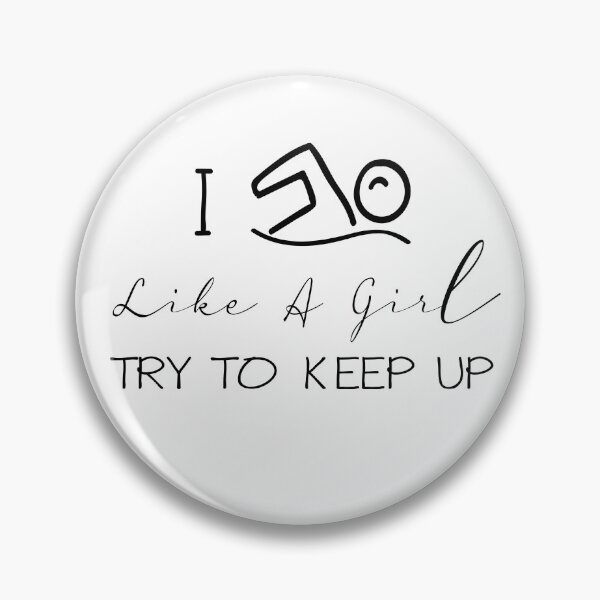 Item preview, swim like a girl designed and sold by PRINTED ..