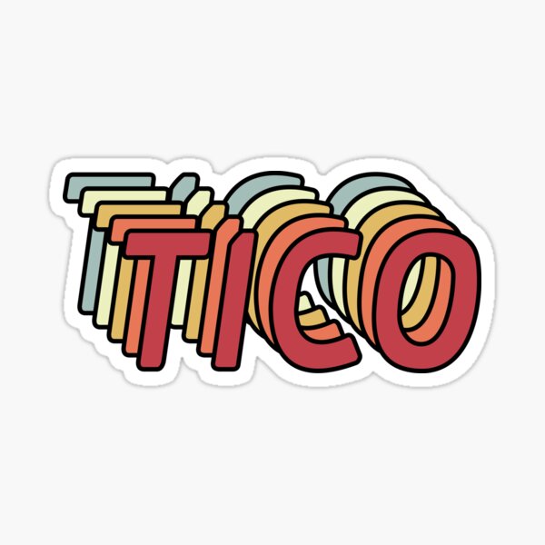 Item preview, Retro Color Costa Rica Tico Pride designed and sold by BirdsEyeWorks.