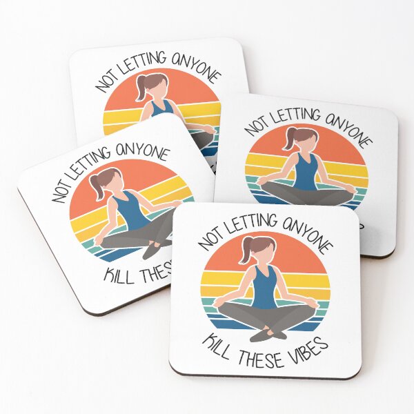 Item preview, Not Letting Anyone Kill These Vibes Positive designed and sold by GravitiTees.