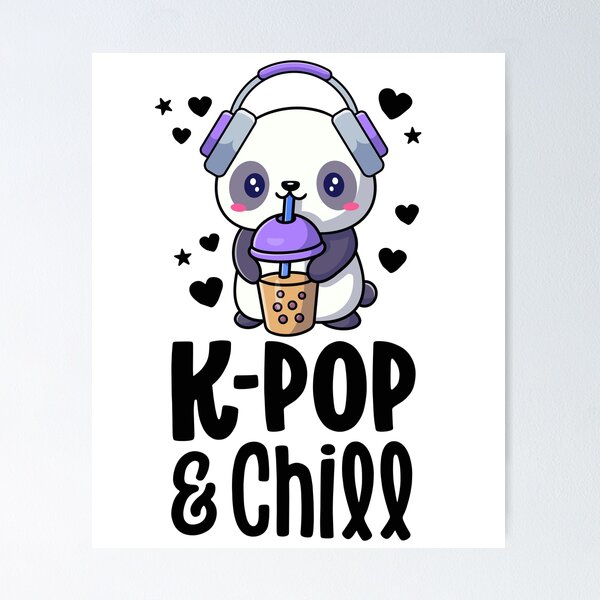 K Pop Gifts For Teens Girl Kawaii KPop Hamster Bubble Tea  Art Board Print  for Sale by 14thFloor