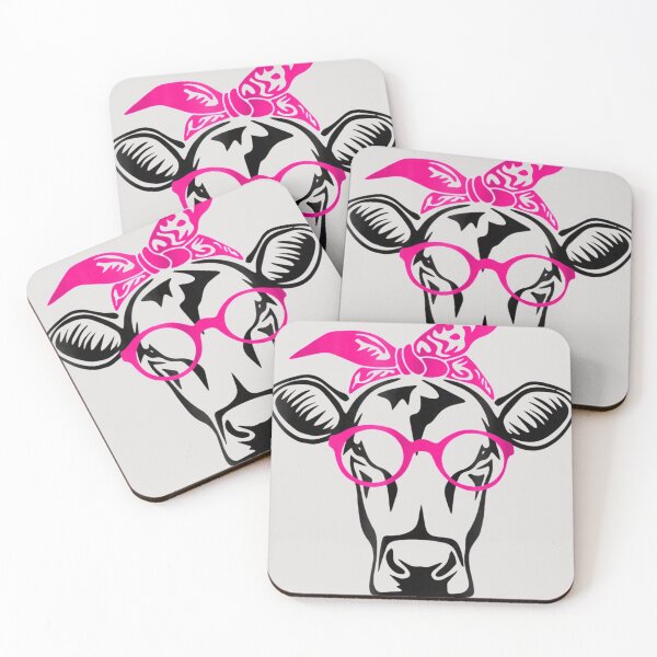Item preview, Cute Heifer Cattle Bandana Cow Head for Womens designed and sold by MarvaDiaz.