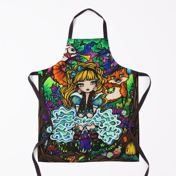 Item preview, Alice in Wonderland with Cheshire Cat Fantasy Art designed and sold by hannahlynnart.
