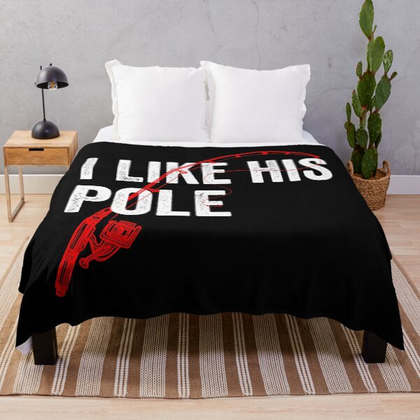 Item preview, I Like His Pole, Funny Fishing Gift , Fishing lover Gift designed and sold by OdmiDesign.