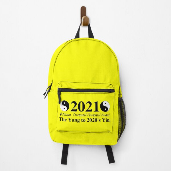 Item preview, 2021: The Yang To 2020's Yin. Clever New Years Definition. Gold/Yellow Background. designed and sold by mind-illusions.