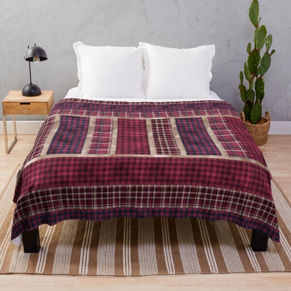 Artikelvorschau, Holzfäller Buffalo Plaid Red Stripe Pattern entworfen und verkauft von bohefy.