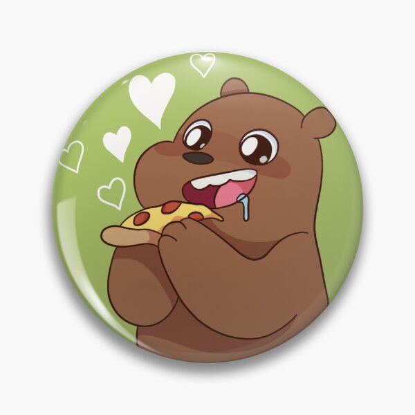 Item preview, Grizz Loves That Pizza designed and sold by Imaplatypus.