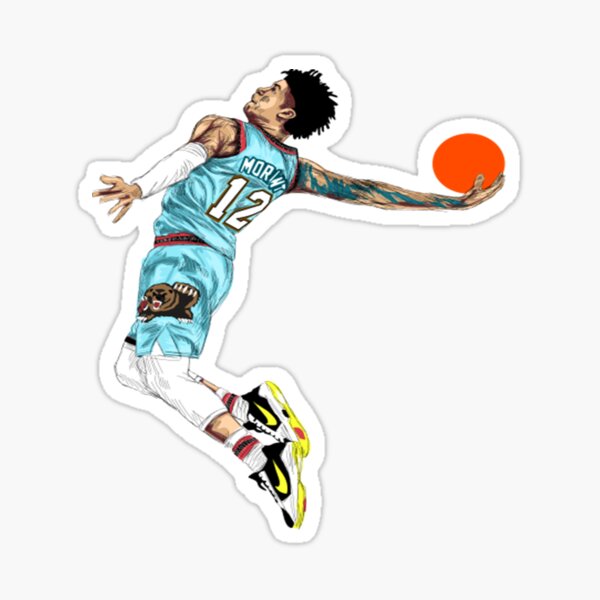 Set of 5) Ja Morant Memphis Grizzlies Stickers – Unique3ree