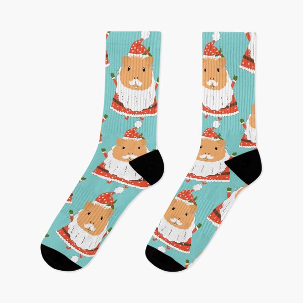 Item preview, Santa Guinea Pig Christmas Santa Claus  designed and sold by Lulupainting.