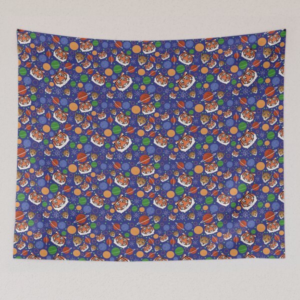 Item preview, Big Cats in Space designed and sold by PeachyMintPrints.