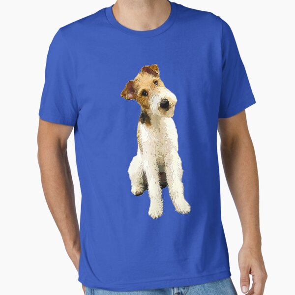 Item preview, Wire Fox Terrier Head Tilt designed and sold by ElegantCat.