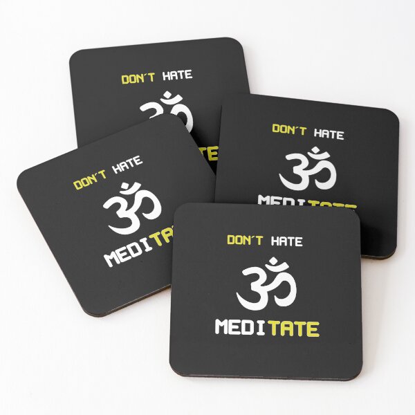 Item preview, Don't Hate Meditate designed and sold by MelfDesings.