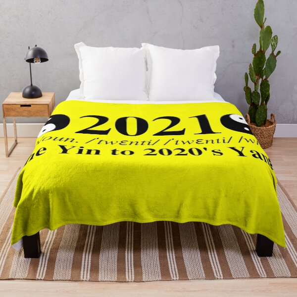 Item preview, 2021: The Yin To 2020's Yang. Clever 2021 New Years And Chinese New Years Definition. Gold/Yellow Background. designed and sold by mind-illusions.