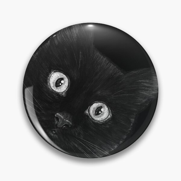 Item preview, Black cat on black designed and sold by Valeriya Korenkova Kodamorkovkart.