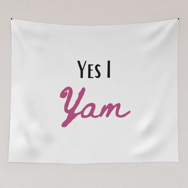 Item preview, Yes I Yam purple designed and sold by Pandoras-Boxx.