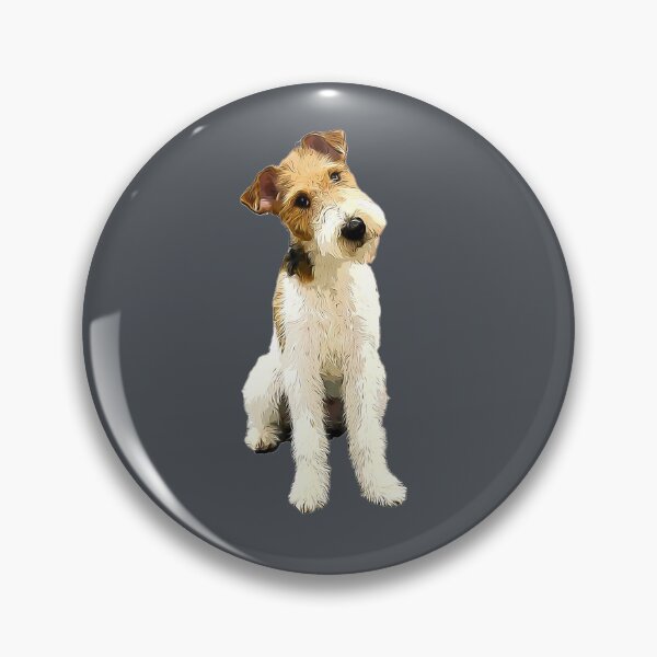 Item preview, Wire Fox Terrier Head Tilt designed and sold by ElegantCat.